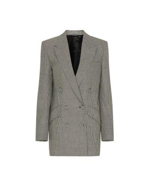 Givenchy Gray Double-Breasted Jacket