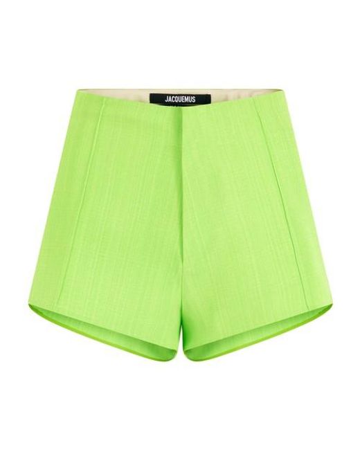Jacquemus Green Limao Shorts