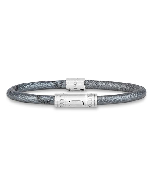 Louis Vuitton Neo Split Taïgarama Armband aus Leder in Black für Herren
