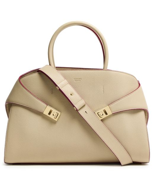 Ferragamo Metallic Handtasche Hug