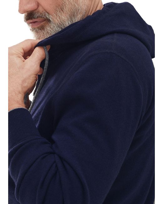 Brunello Cucinelli Blue Sweatshirt Style Cardigan for men