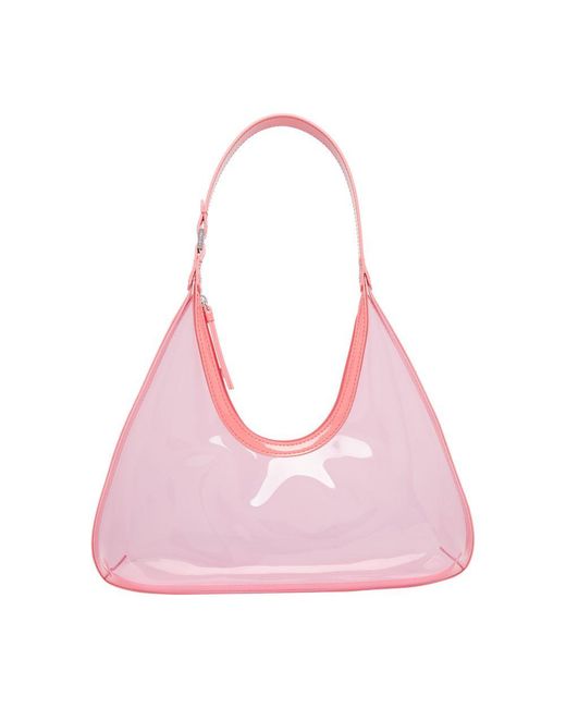 By Far Pink Amber Lipstick Handbag