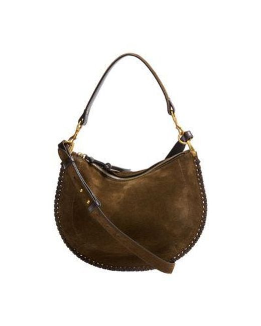 Isabel Marant Brown Oskan Soft Zipped Shoulder Bag