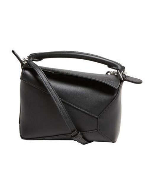 Loewe Black Tasche Puzzle Edge Mini