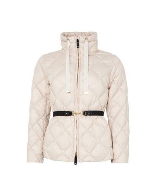Max Mara Natural Zip-Up Puffer Jacket