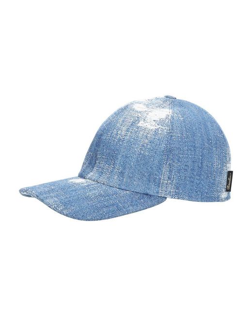Borsalino Blue Hiker Baseball Cap for men