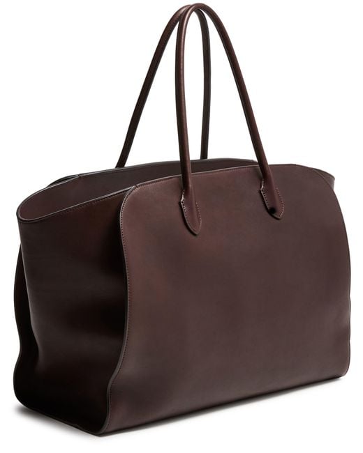 The Row Marlo Tote Bag in Brown | Lyst