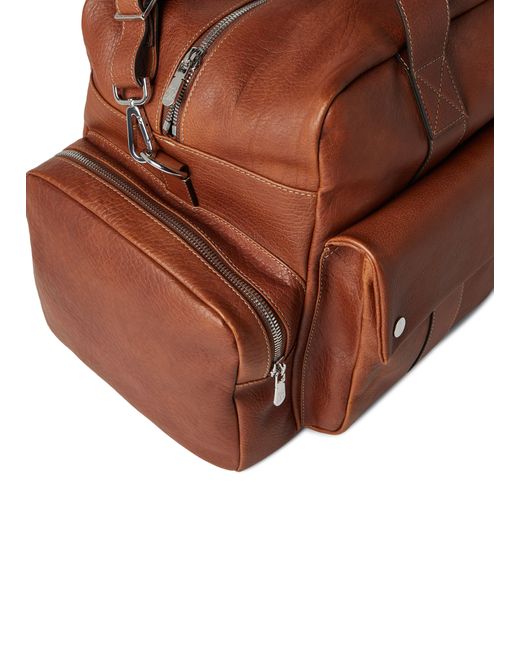 Brunello Cucinelli Brown Leisure Bag for men