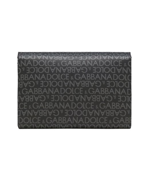 Dolce & Gabbana Black Jacquard Shoulder Bag for men