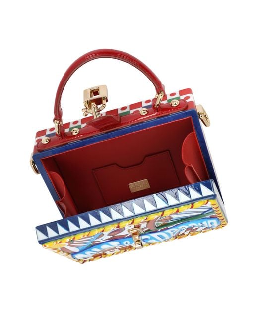 Sac à main Dolce Box Dolce & Gabbana en coloris Red