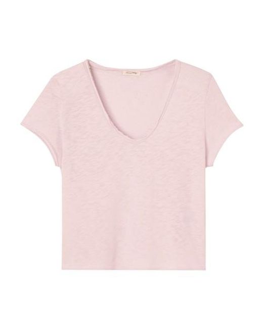Poort erotisch Aantrekkelijk zijn aantrekkelijk American Vintage Women's T-shirt Sonoma in Pink | Lyst Canada