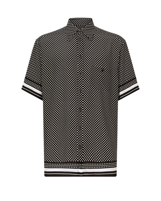 Shirts > short sleeve shirts Dolce & Gabbana pour homme en coloris Gray