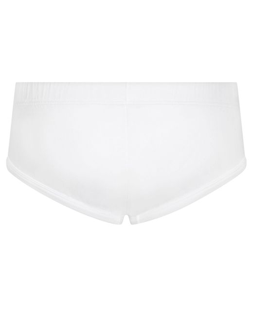 Dolce & Gabbana White High-Rise Two-Way Stretch Jersey Brando Briefs With Tag for men