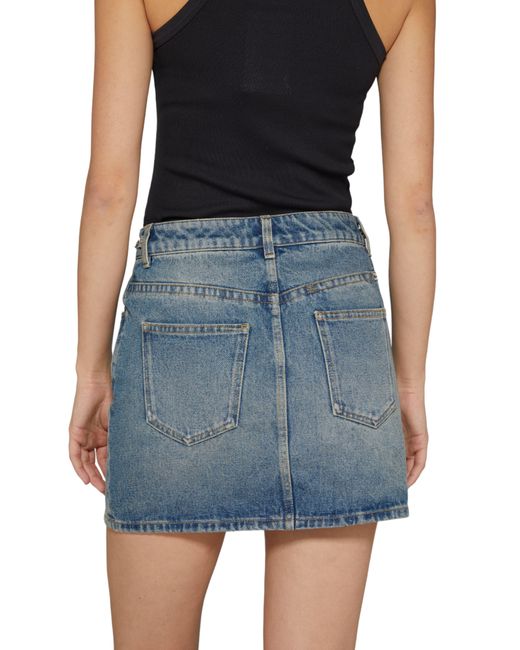 Givenchy Blue Mini Skirt With Chain Details