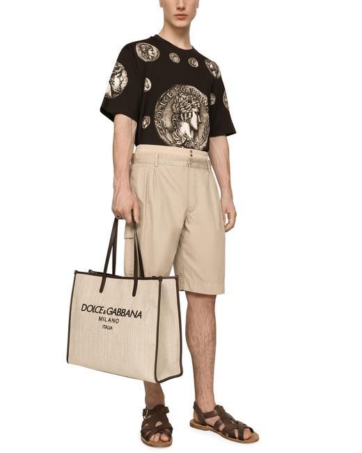Dolce & Gabbana Natural Shopper Bag for men