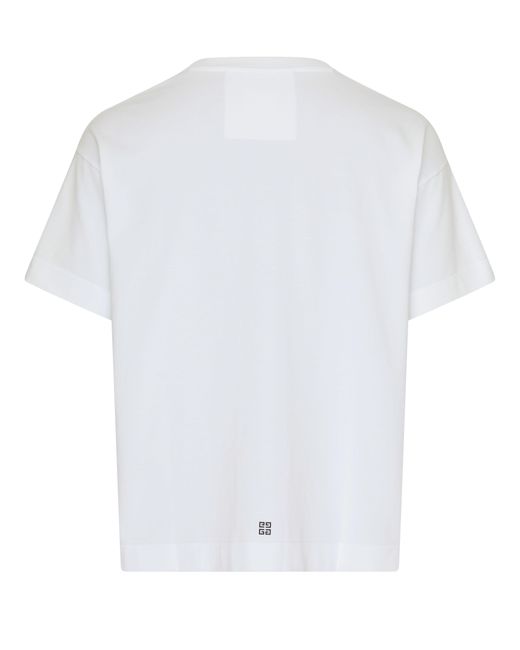 T-shirt imprimé boxy fit Givenchy pour homme en coloris White