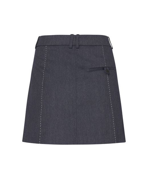THE GARMENT Blue Short Skirt