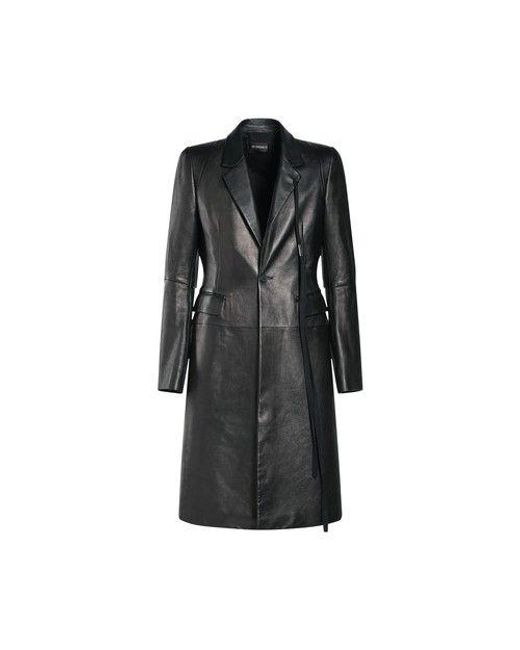 Ann Demeulemeester Black Nomie Fitted Tailored Coat