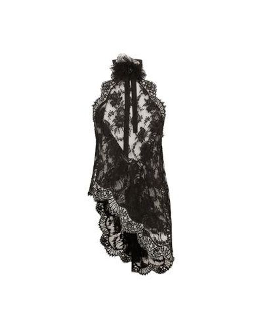 Dolce & Gabbana Black Sleeveless Tops