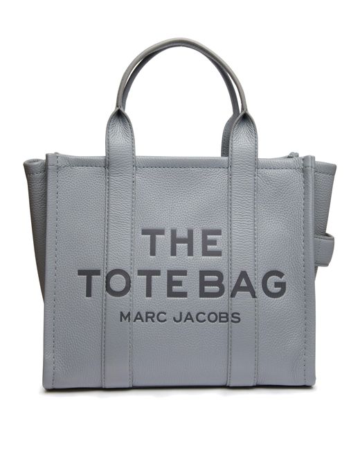 Marc Jacobs Gray The Leather Medium Tote Bag