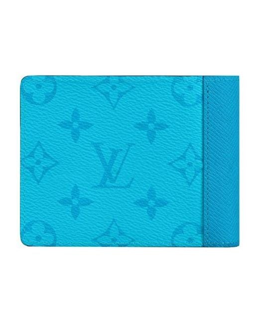 Pre-owned Louis Vuitton Multiple Wallet Monogram Pacific Taiga