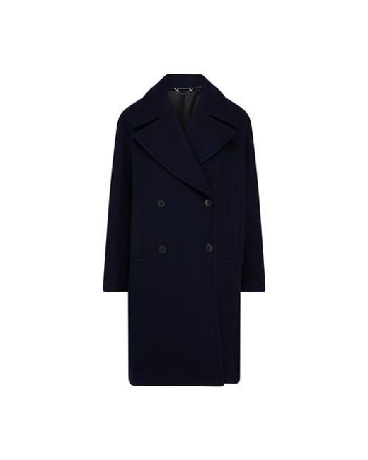 Dries Van Noten Blue Raven Coat for men