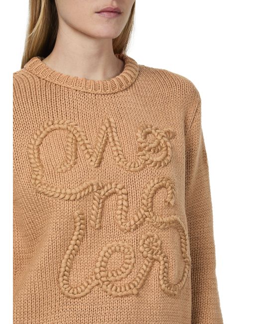 Moncler Natural Patterned Sweater