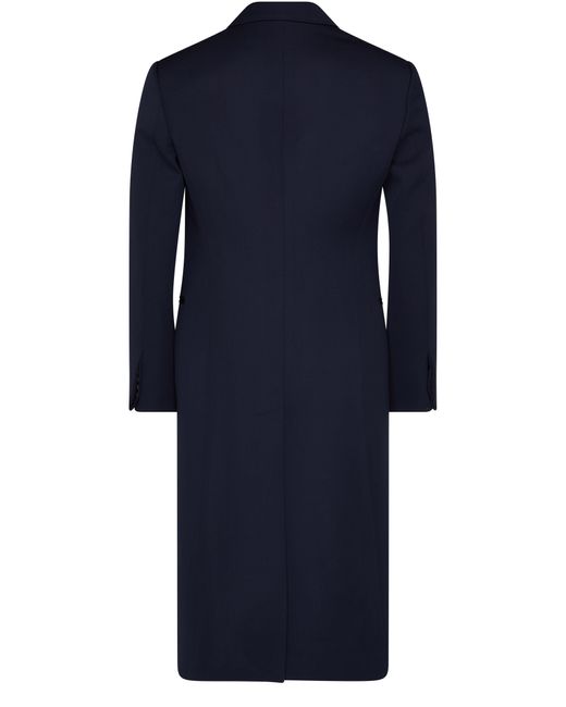 Alexander McQueen Blue Large Reversible Coat for men