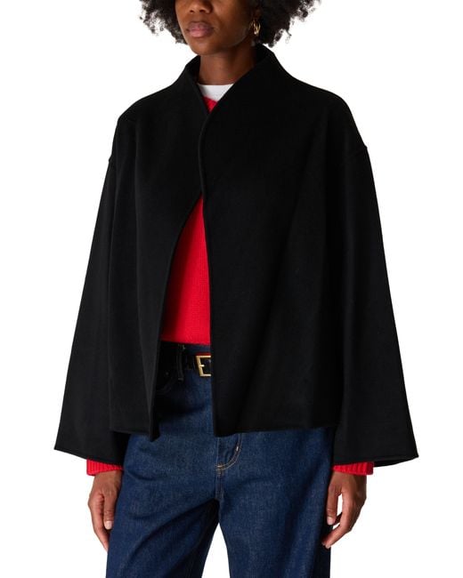 Soft Goat Black Short Jacket