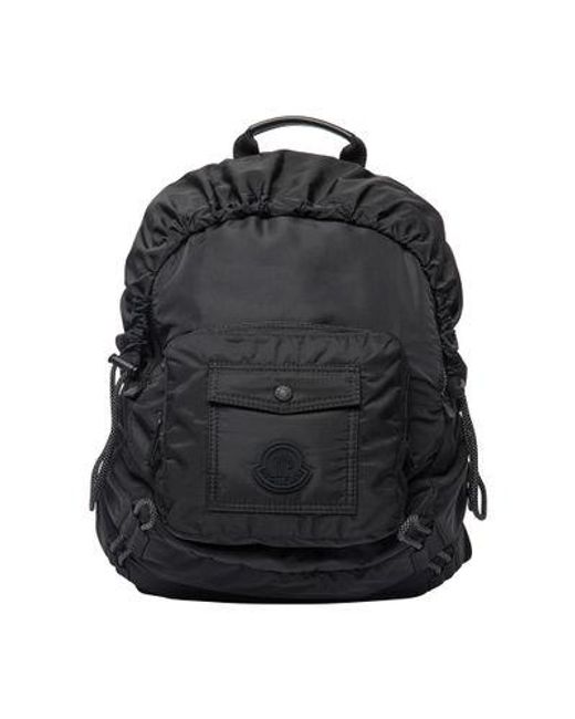 Moncler Black Makaio Backpack for men