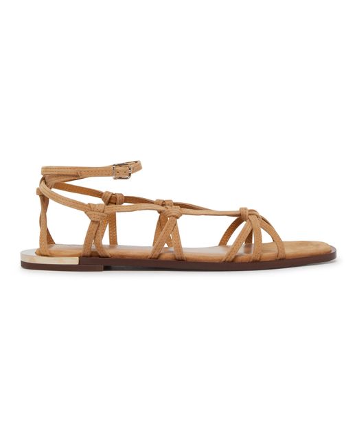 Chloé Brown Uma Flat Sandals