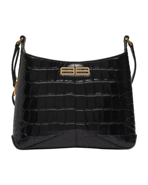 Balenciaga Black Xx Small Hobo Bag