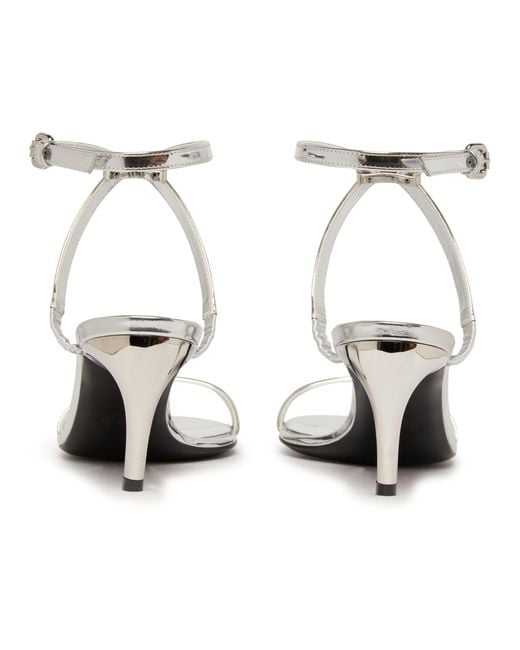 Alexander McQueen White Armadillo Sandals