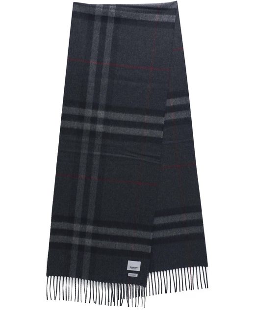 burberry scarf charcoal
