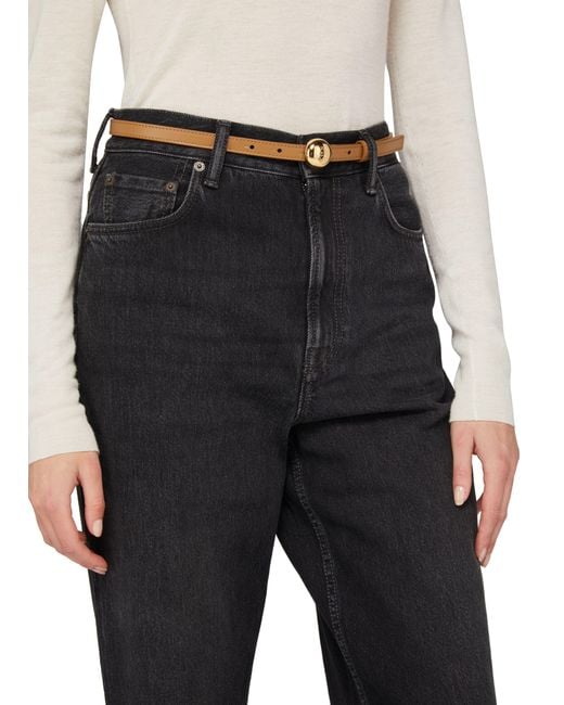 Loewe Brown Pebble Belt