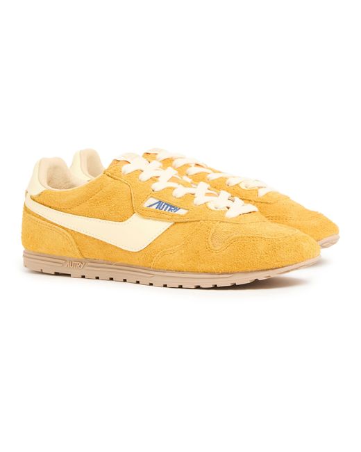 Autry Yellow Low Top Sneakers Windspin