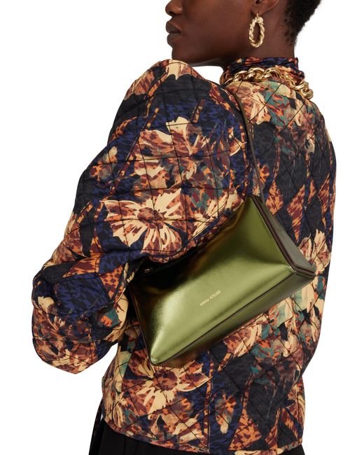 MANU Atelier Green Mini Prism Shoulder Bag