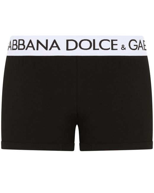 Dolce & Gabbana Boxershorts aus Zwei-Wege-Stretch-Baumwolle in Black für Herren