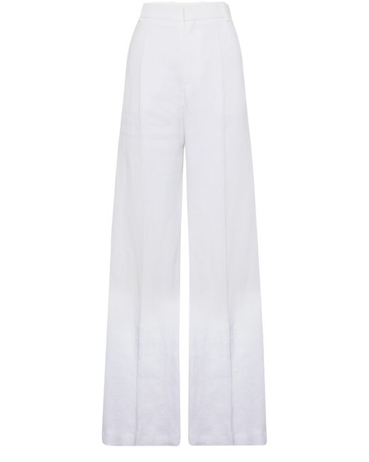 Chloé White Wide-leg Pants
