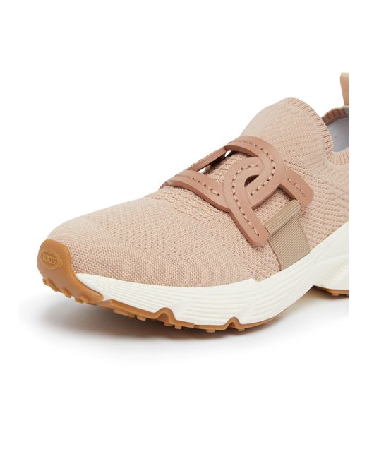 Tod's Pink Technical Fabric Sneakers