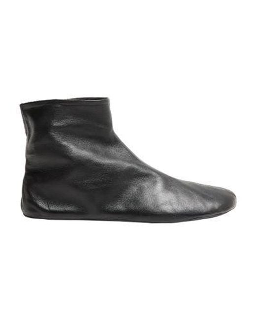 The Row Black Stella Ankle Boots