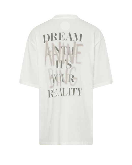 Anine Bing White Cason Graffiti T-Shirt