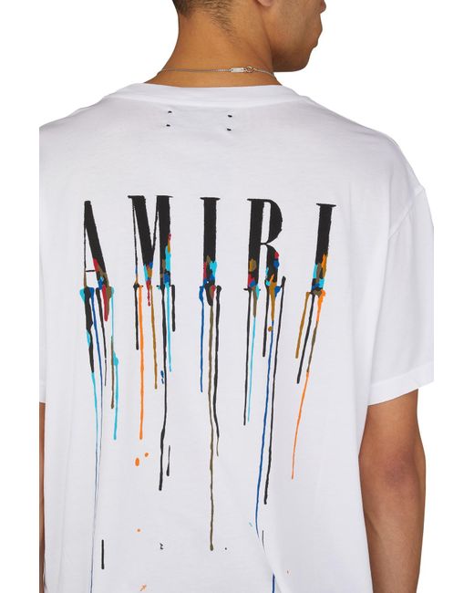 AMIRI Paint Drip Logo Tee  Drip painting, Logo tees, Clothes design