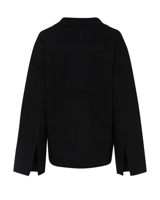 Totême  Black Oversize-Blazer aus Wolle