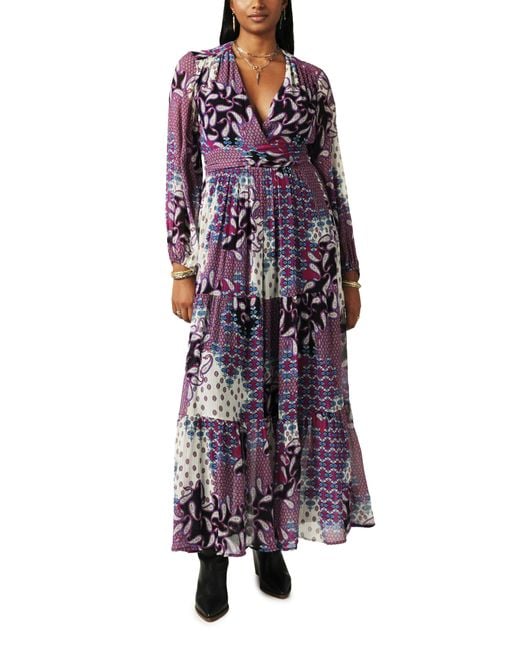 Ba & shossy robe Ba&sh en coloris Purple