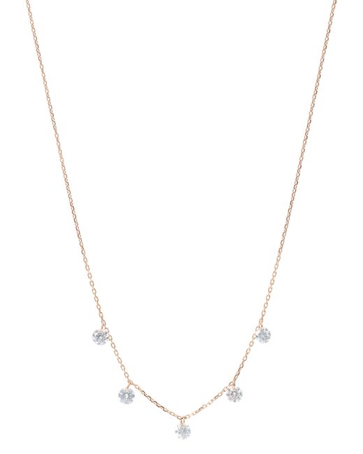 PERSÉE White Halskette Danaé mit fünf Diamanten 0,41