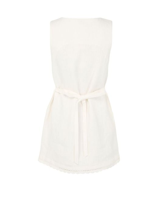 reformation brittany halter denim mini dress Corbin Denim Halter Neck Mini Dress