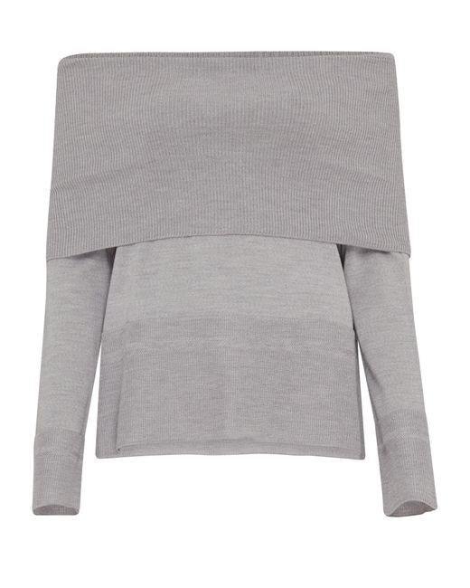 Pull à épaules dénudées Tiglio - LEISURE Max Mara en coloris Gray