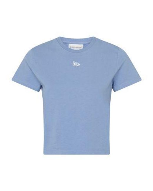 Maison Kitsuné Blue Baby Fox Short-Sleeved T-Shirt