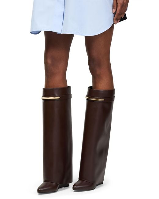 Givenchy Brown Shark Boots